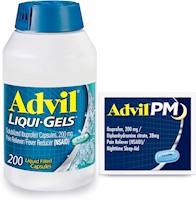 Advil Liqui Gels 200 mg - 200 Capsulas	Medicamento Para el Dolor